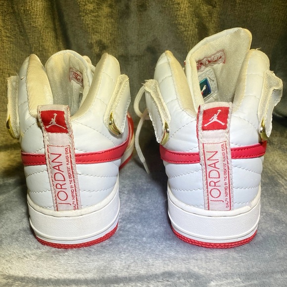 RARE Nike Air Jordan fusion best of both worlds af7 red and white 2007 - Picture 3 of 15